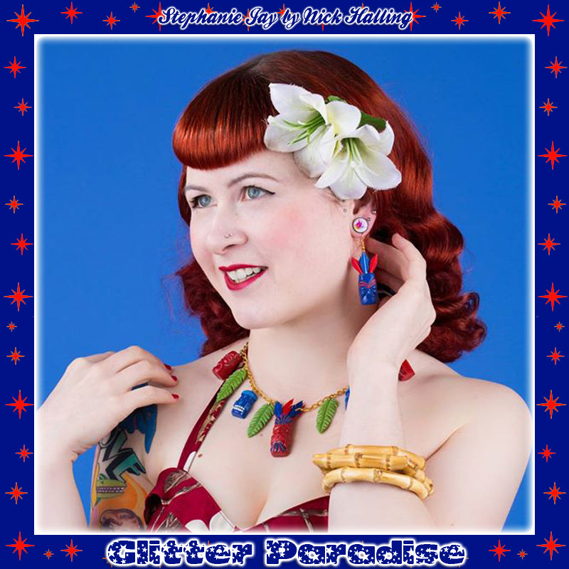 Necklace: Tiki Wood Forest