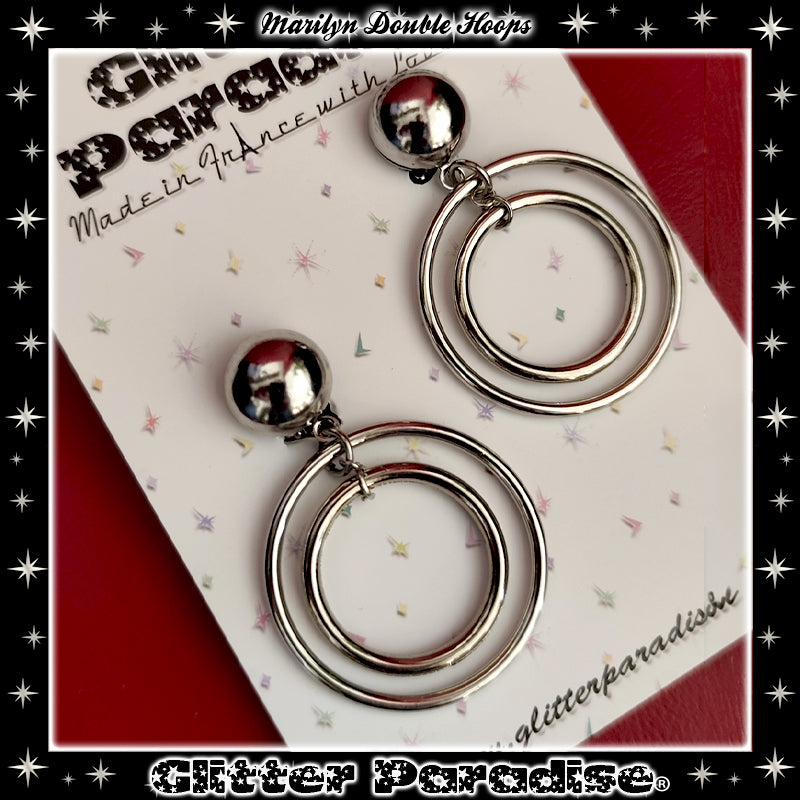 Boucles d'Oreilles : Marilyn Double Hoops