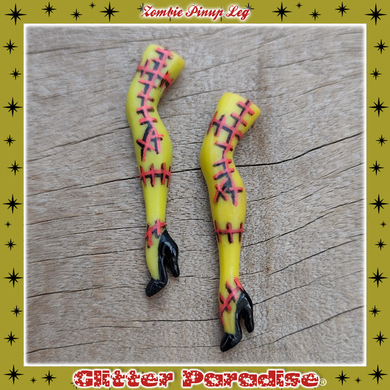 Brooch: Zombie Pinup Leg