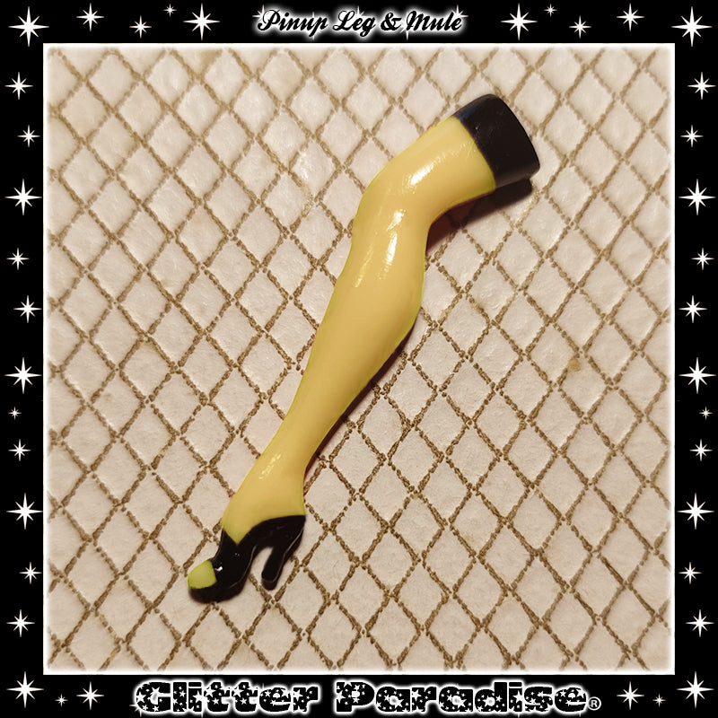 Brooch: Pinup Leg