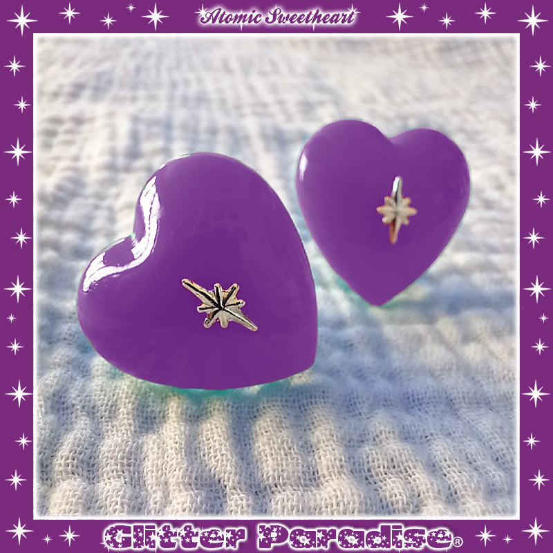 Earrings: Atomic Sweetheart Plain