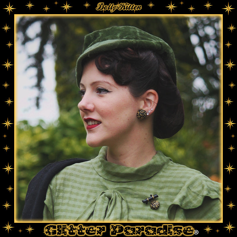 Earrings: Vintage Bamboo Replica