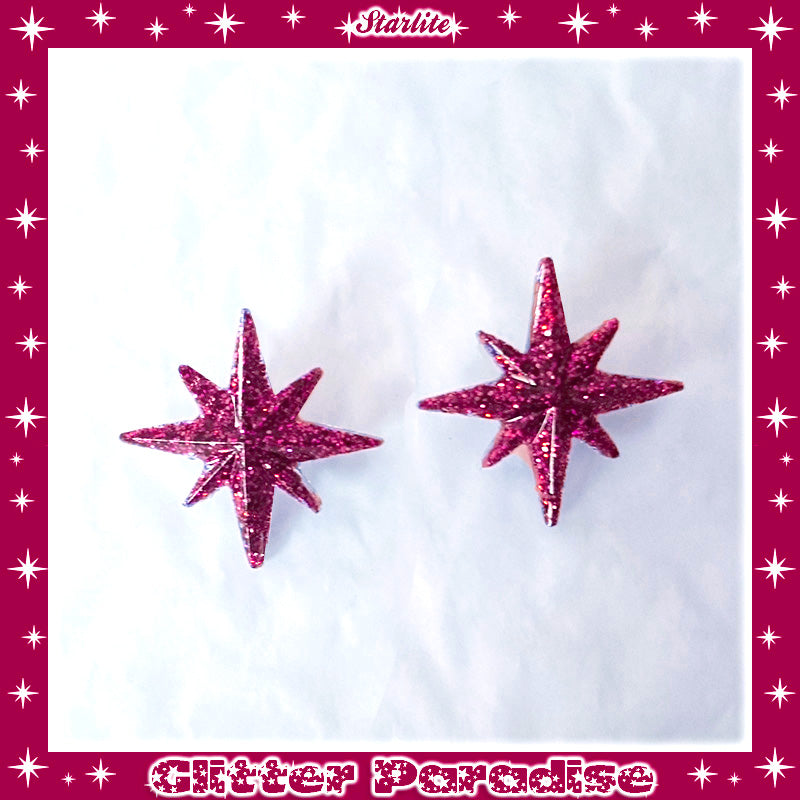 Pendientes: Starlite Lucite