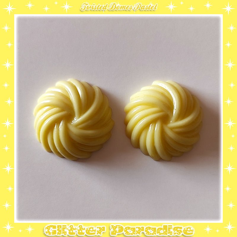 Boucles d'oreilles: Twisted Domes Pastel
