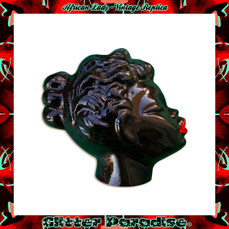 Brooch: African Lady