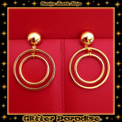 Boucles d'Oreilles : Marilyn Double Hoops
