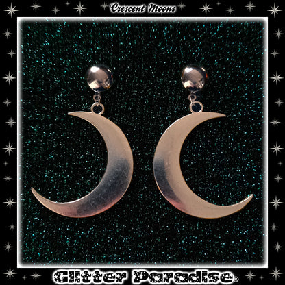 Earrings: Crescent Moon