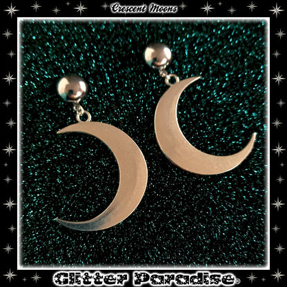 Earrings: Crescent Moon