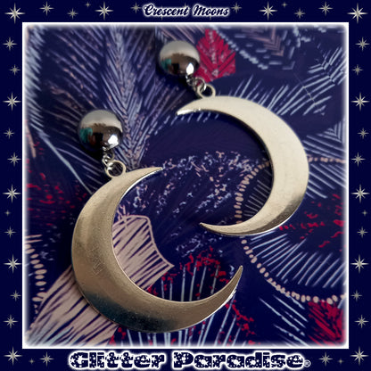 Earrings: Crescent Moon