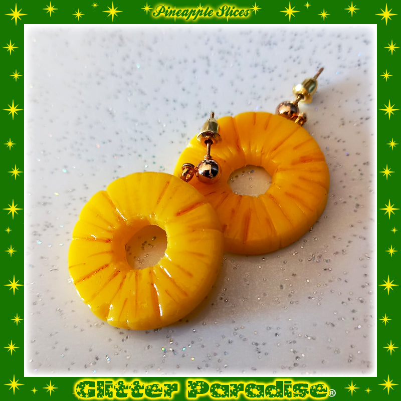 Pendientes : Pineapple Slice