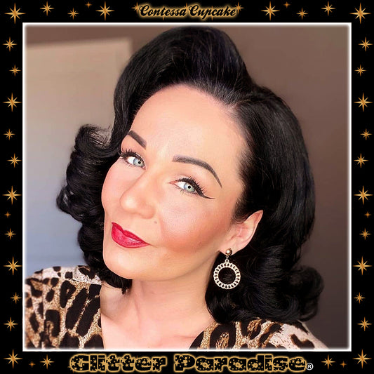 Earrings: Retro Chain Hoops