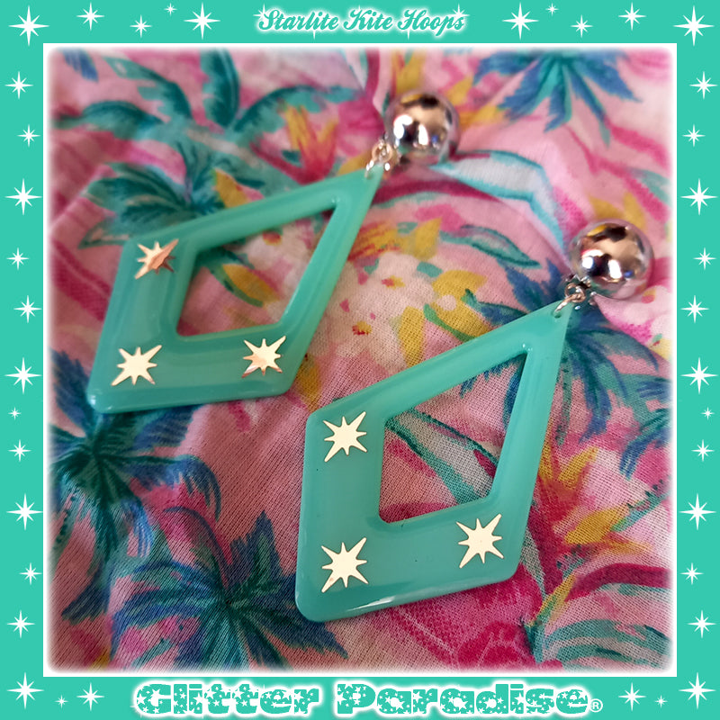 Earrings: Starlite Kite Hoops