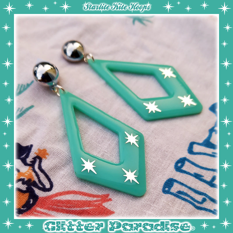 Earrings: Starlite Kite Hoops