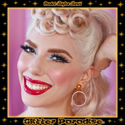 Pendientes: Marilyn Hoops Slim Silver