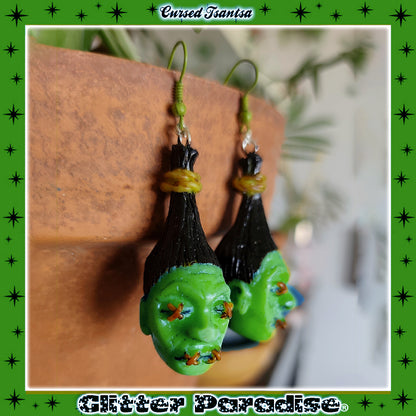 Earrings: Cursed Tsantsa