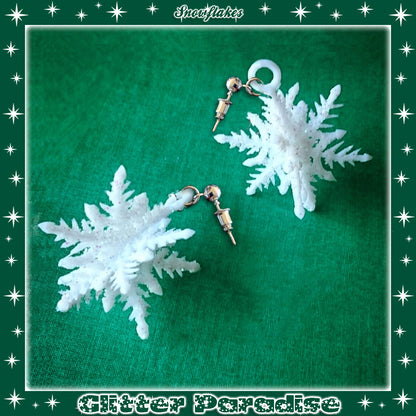 Earrings: Snowflakes