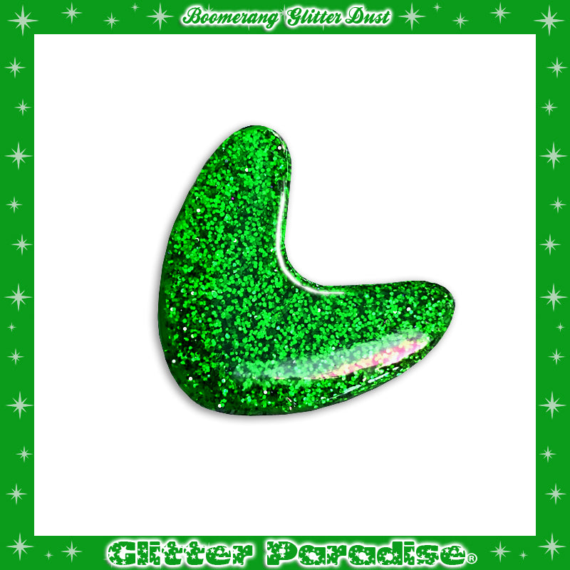 Brooch: Confetti Lucite Boomerang Dust