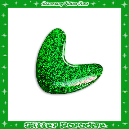 Brooch: Confetti Lucite Boomerang Dust
