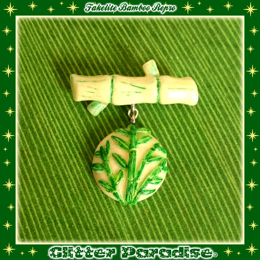 Brooch: Vintage Bamboo Replica