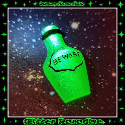 Broche: Uranium Beware Bottle
