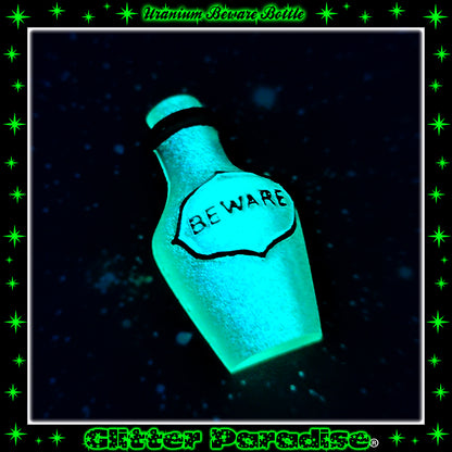 Broche: Uranium Beware Bottle