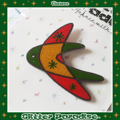 Broche: Mid-Century Modern Boomerang