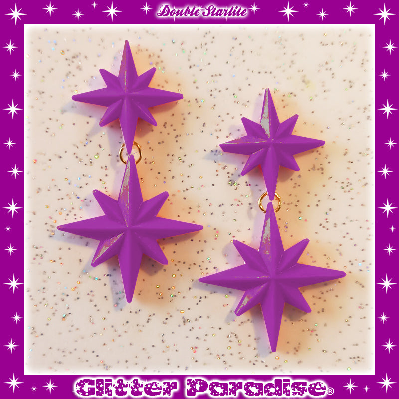 Boucles d'oreilles: Double Starlite