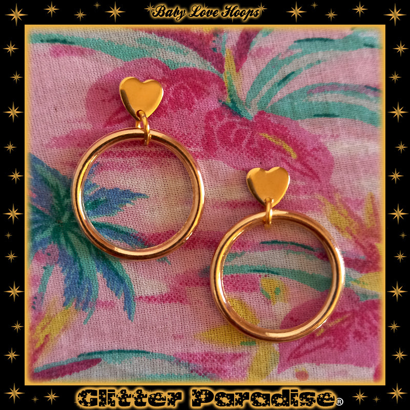 Earrings: Marilyn Sweetheart Hoops