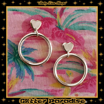 Earrings: Marilyn Sweetheart Hoops