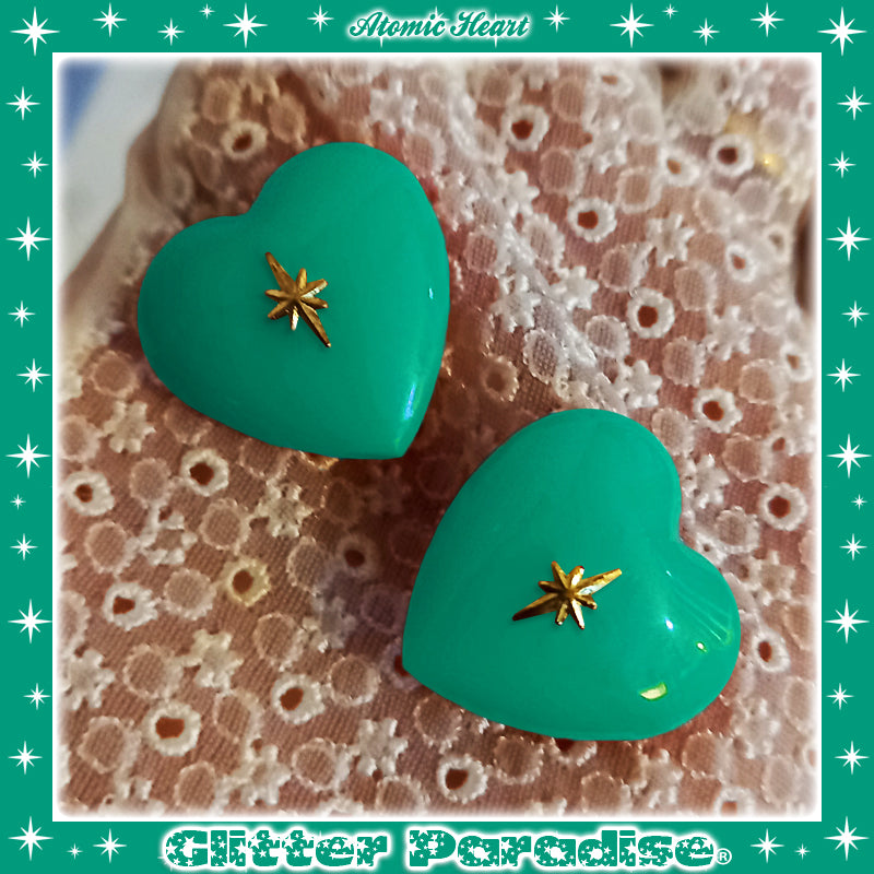 Earrings: Atomic Sweetheart Plain