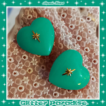 Earrings: Atomic Sweetheart Plain