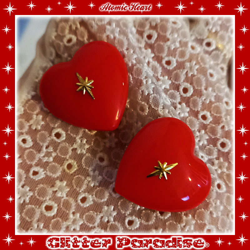 Earrings: Atomic Sweetheart Plain