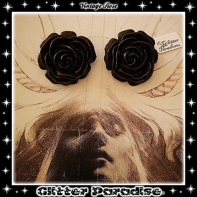 Boucles d'Oreilles: Vintage Rose