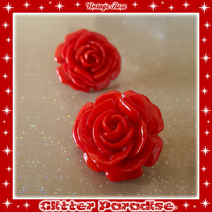 Boucles d'Oreilles: Vintage Rose