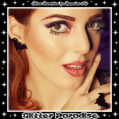 Boucles d'Oreilles : Retro Bat