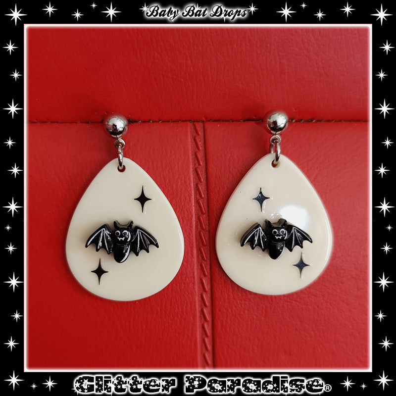 Earrings: Baby Bat Drops