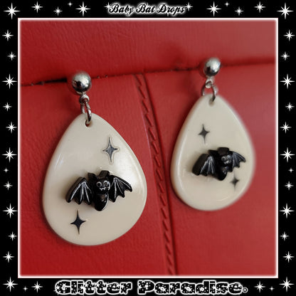 Earrings: Baby Bat Drops