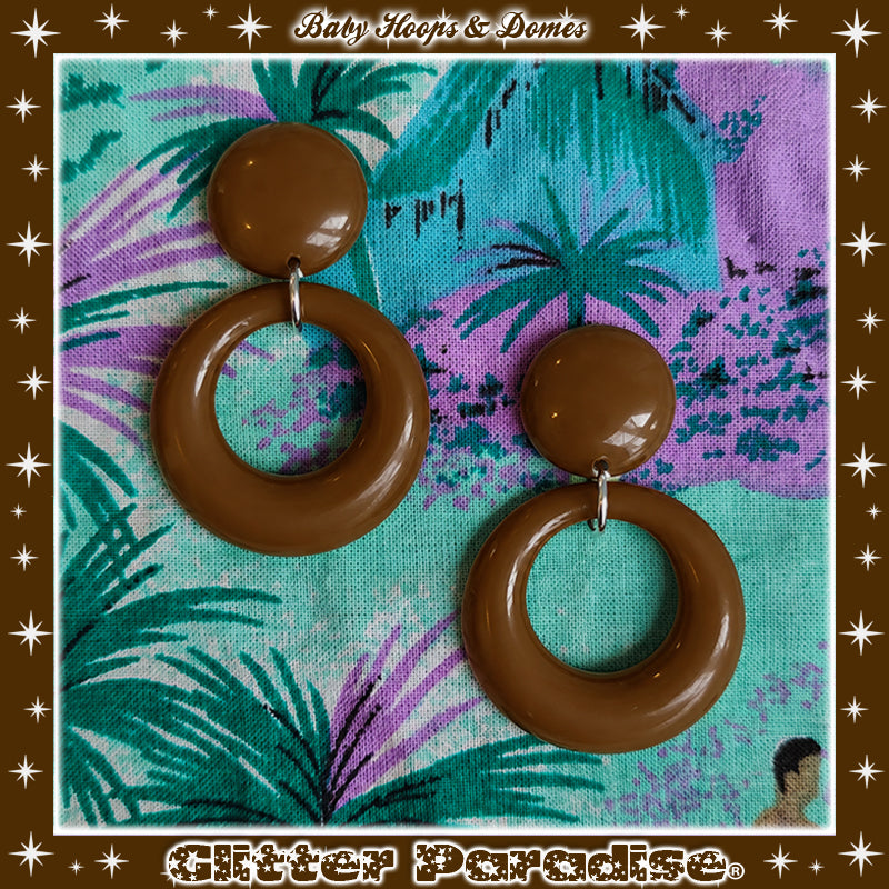Boucles d'Oreilles: Baby Hoops & Dômes