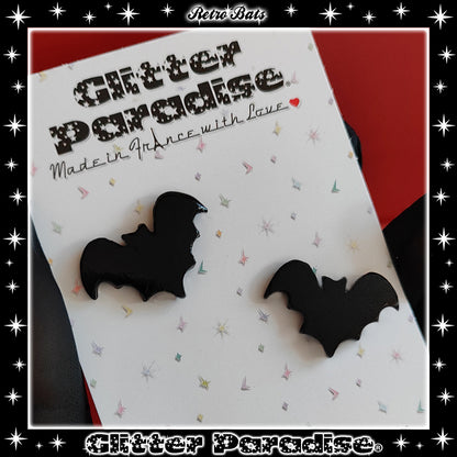 Boucles d'Oreilles : Retro Bat