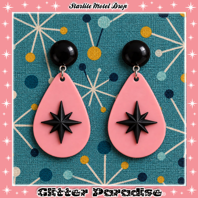 Boucles d'oreilles: Starlite Motel Drop Black
