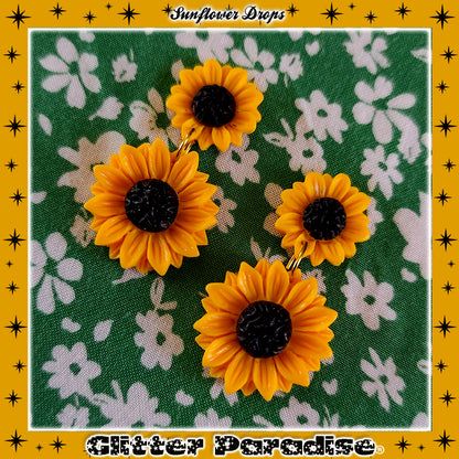 Pendientes: Sunflower Drops