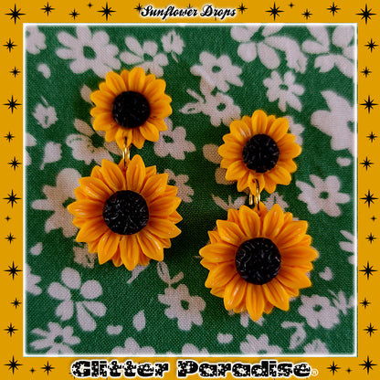 Pendientes: Sunflower Drops