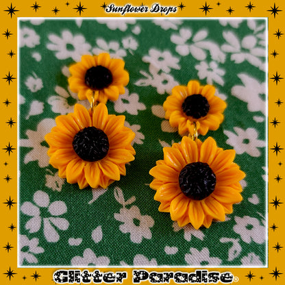 Pendientes: Sunflower Drops
