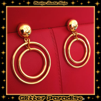 Boucles d'Oreilles : Marilyn Double Hoops