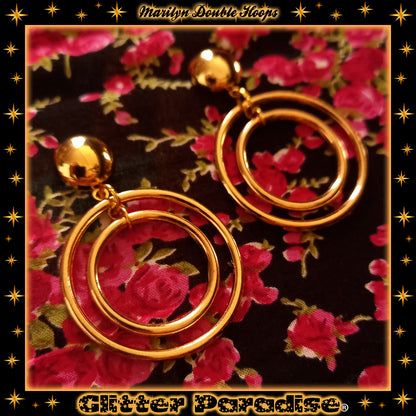 Boucles d'Oreilles : Marilyn Double Hoops