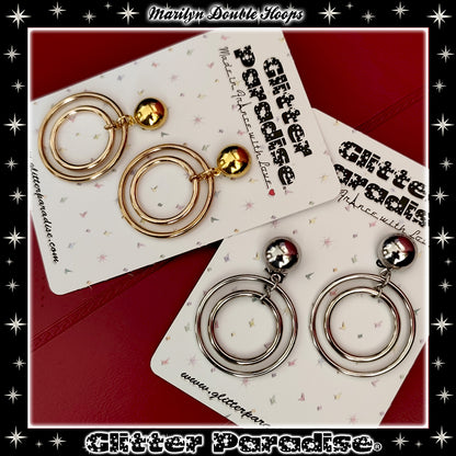 Boucles d'Oreilles : Marilyn Double Hoops