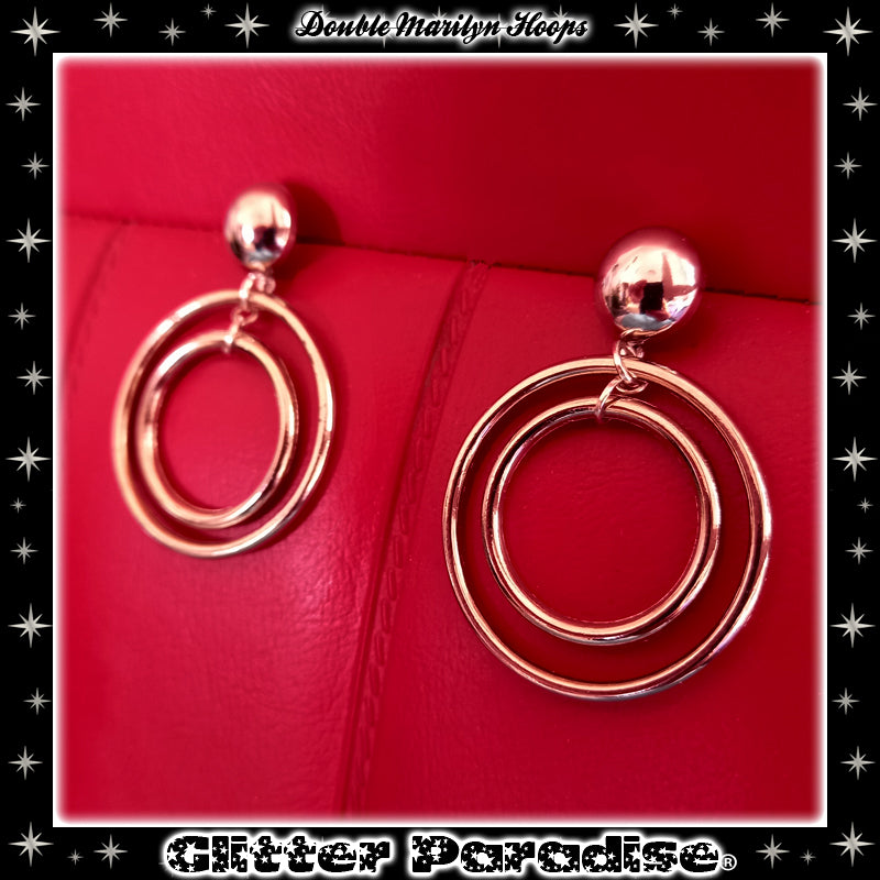 Boucles d'Oreilles : Marilyn Double Hoops
