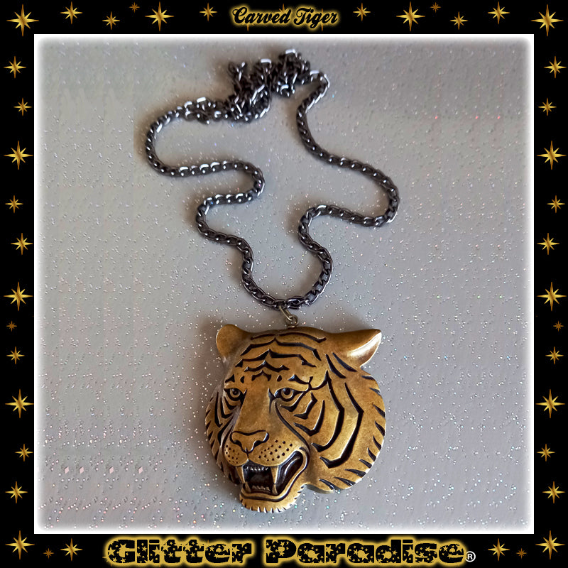 Collar: Carved Tiger