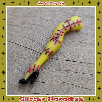 Brooch: Zombie Pinup Leg