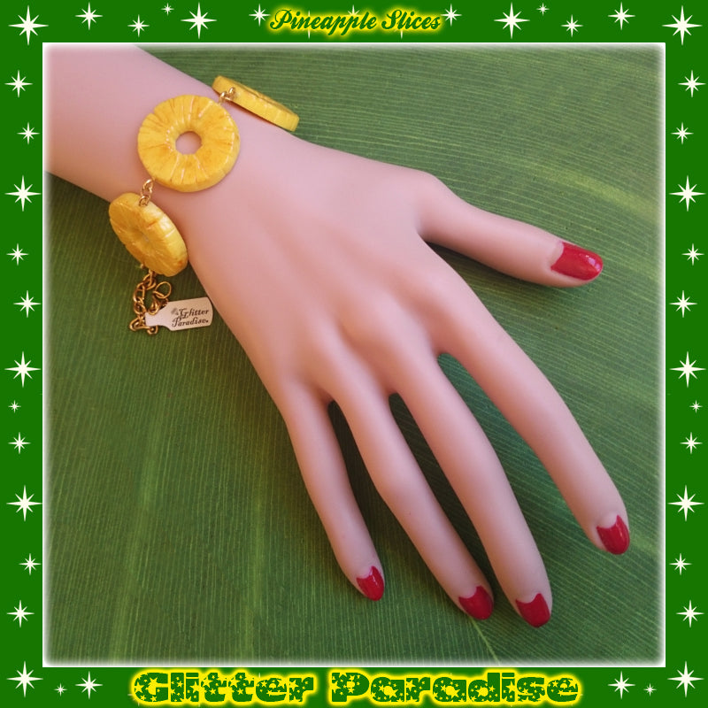 Pendientes : Pineapple Slice